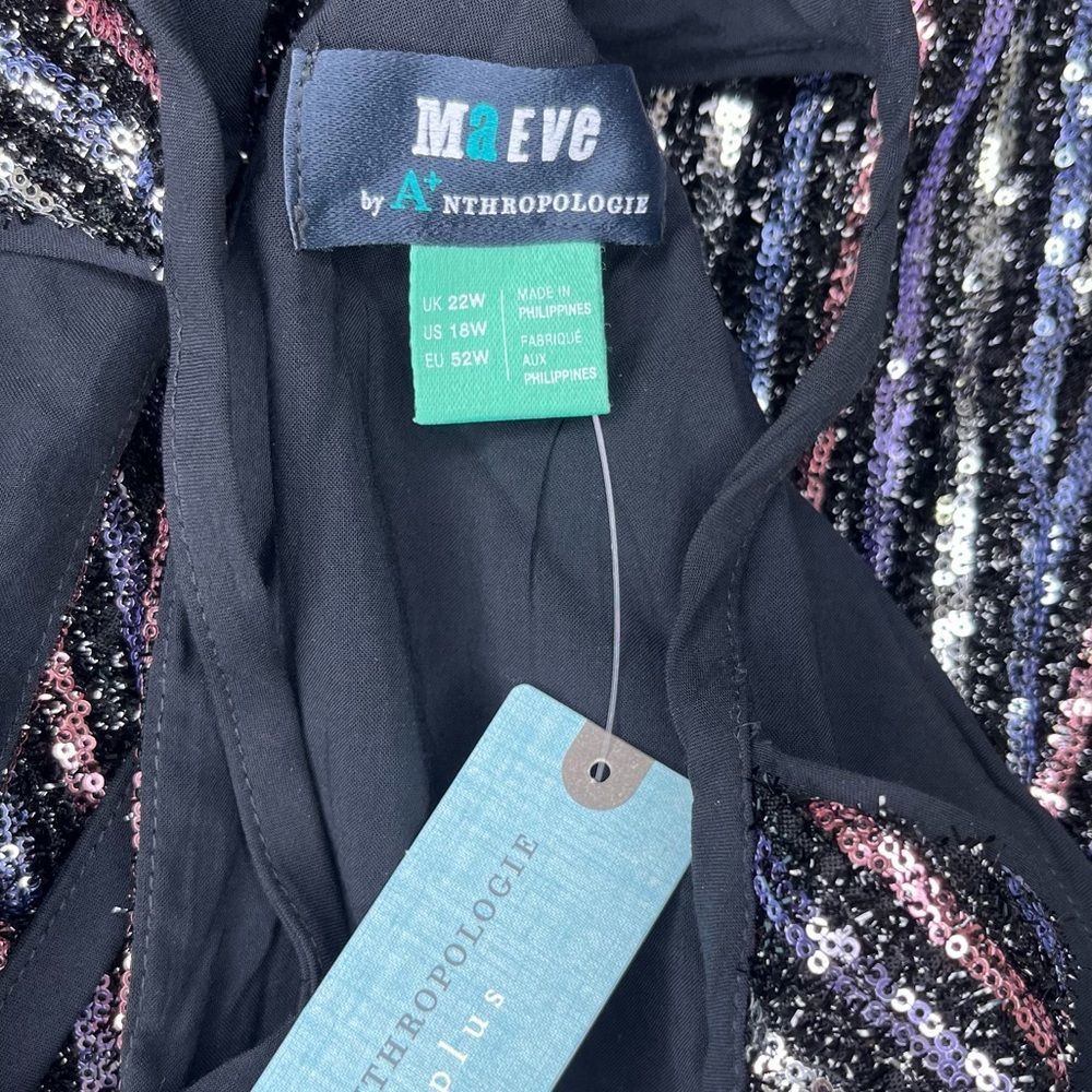 NEW Maeve Anthropologie Disco Halter Sequined Jumpsuit - Picture 11 of 15